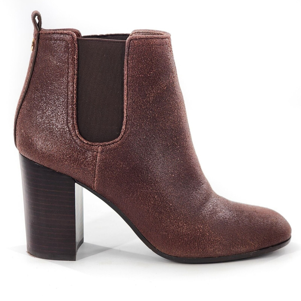 Tory Burch Rich Brown Ankle Booties